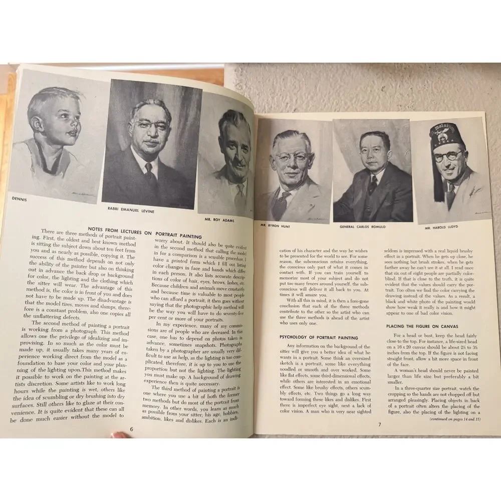 Vintage Walter Foster #65 How to Use Color in Portraits Merlin Enabnit Book